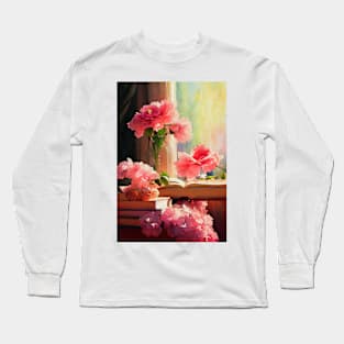 Watercolor books Long Sleeve T-Shirt